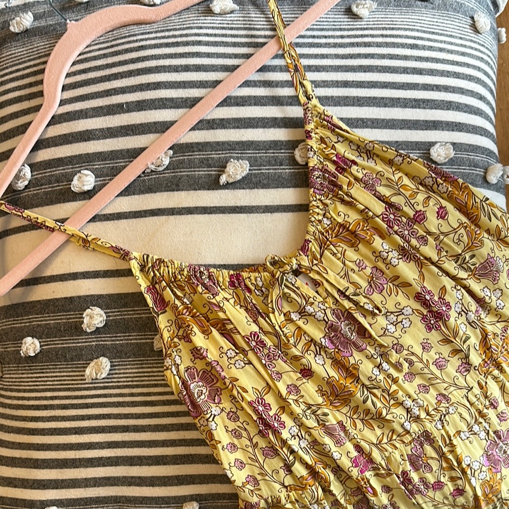 Floral Yellow Dress